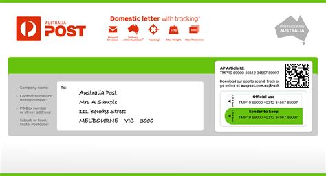 australia post overseas tracking